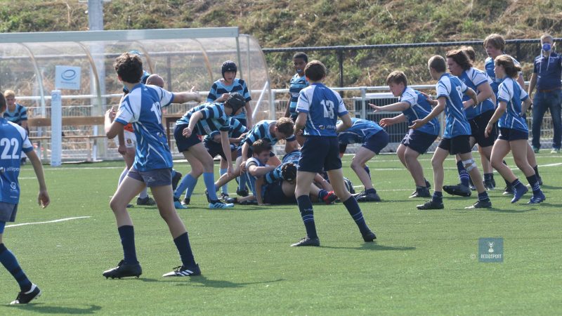 Bij de U16 van Rugby Club Leuven gebeuren de work-outs online
