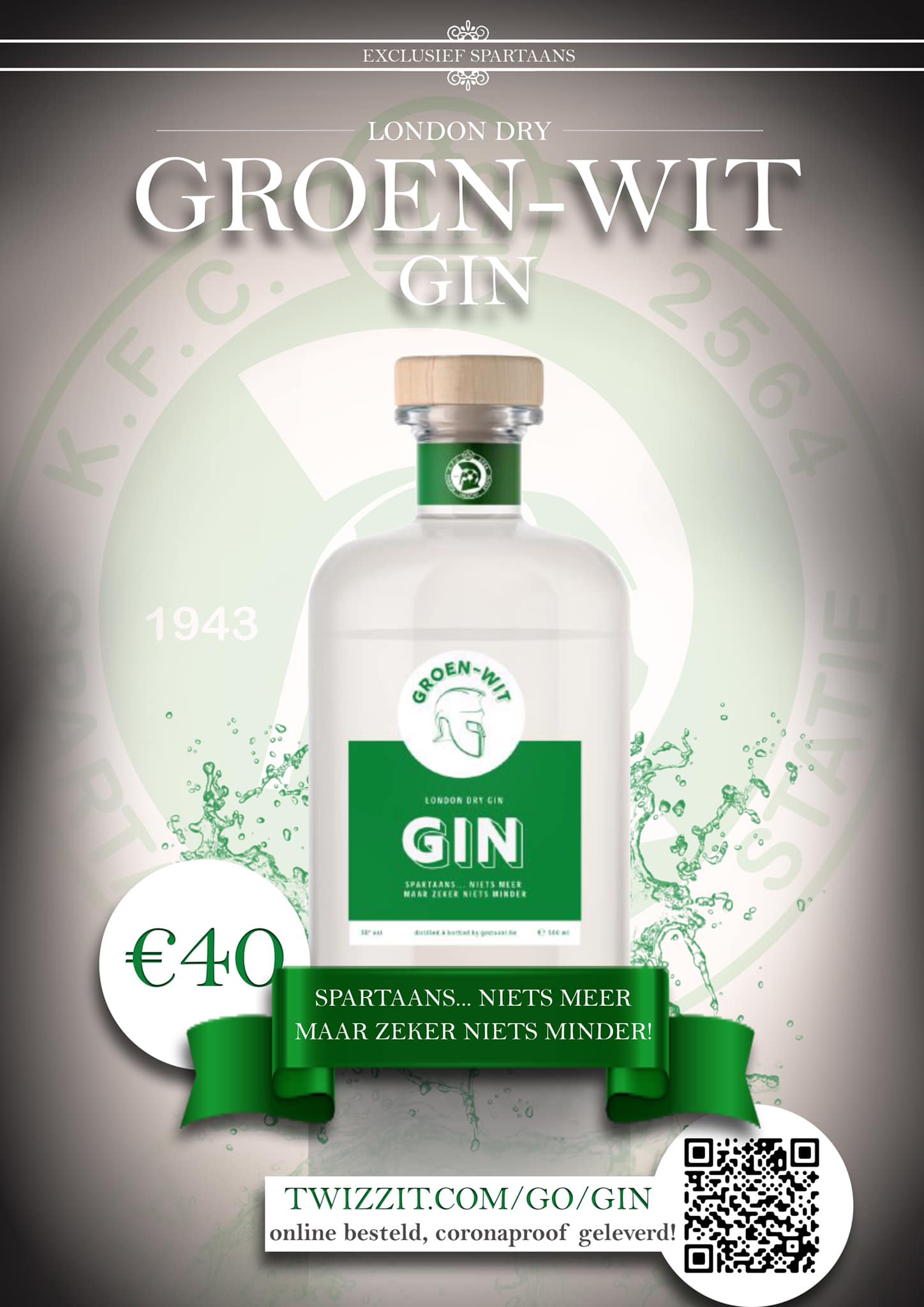 Sparta Haacht Statie presenteert de Groen-Wit Gin!