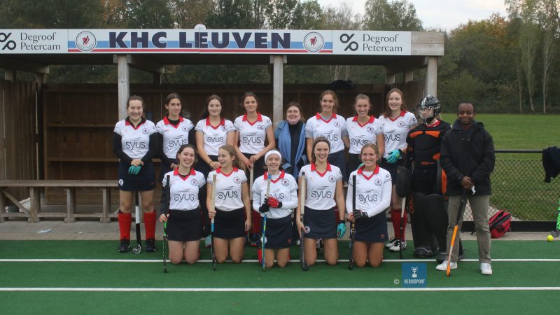 U19 girls 3 KHC Leuven bezetten de tweede plaats