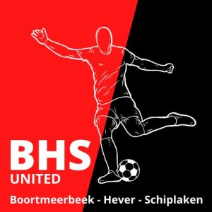 Het nieuwe logo van Boortmeerbeek-Hever-Schiplaken United