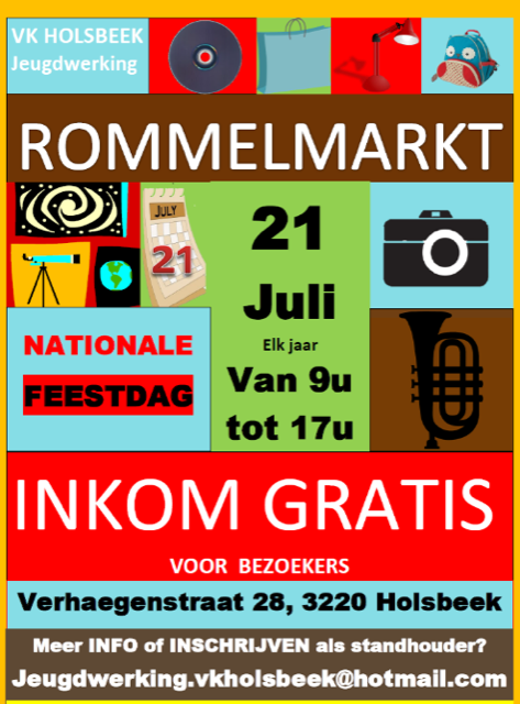 VK Holsbeek organiseert zijn negende Grote Rommelmarkt