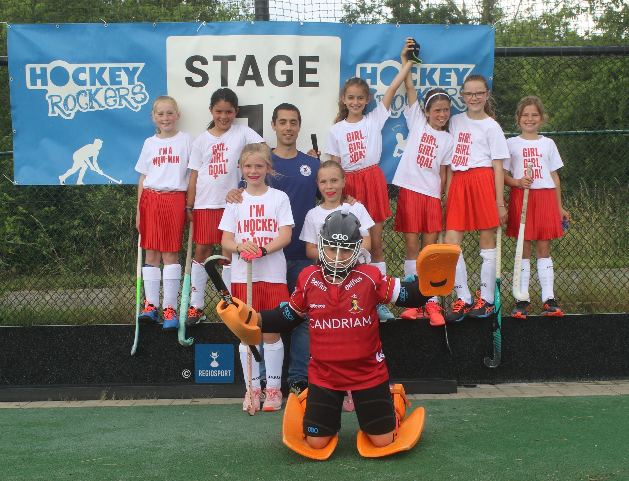 Jonge hockeyspelers waren blij dat ze terug op het veld mochten op vijfde editie van Hockey Rockers!