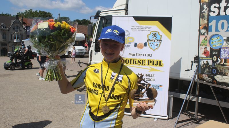 Twaalfjarige aspirante Lobke Spinnoy kroont zich tot provinciaal kampioene
