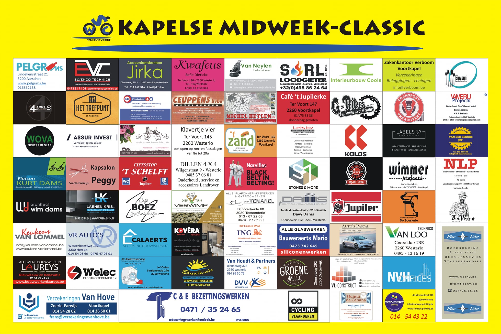 Deze donderdag Kapelse Midweek-Classic voor nieuwelingen en juniores in Voortkapel-Westerlo!