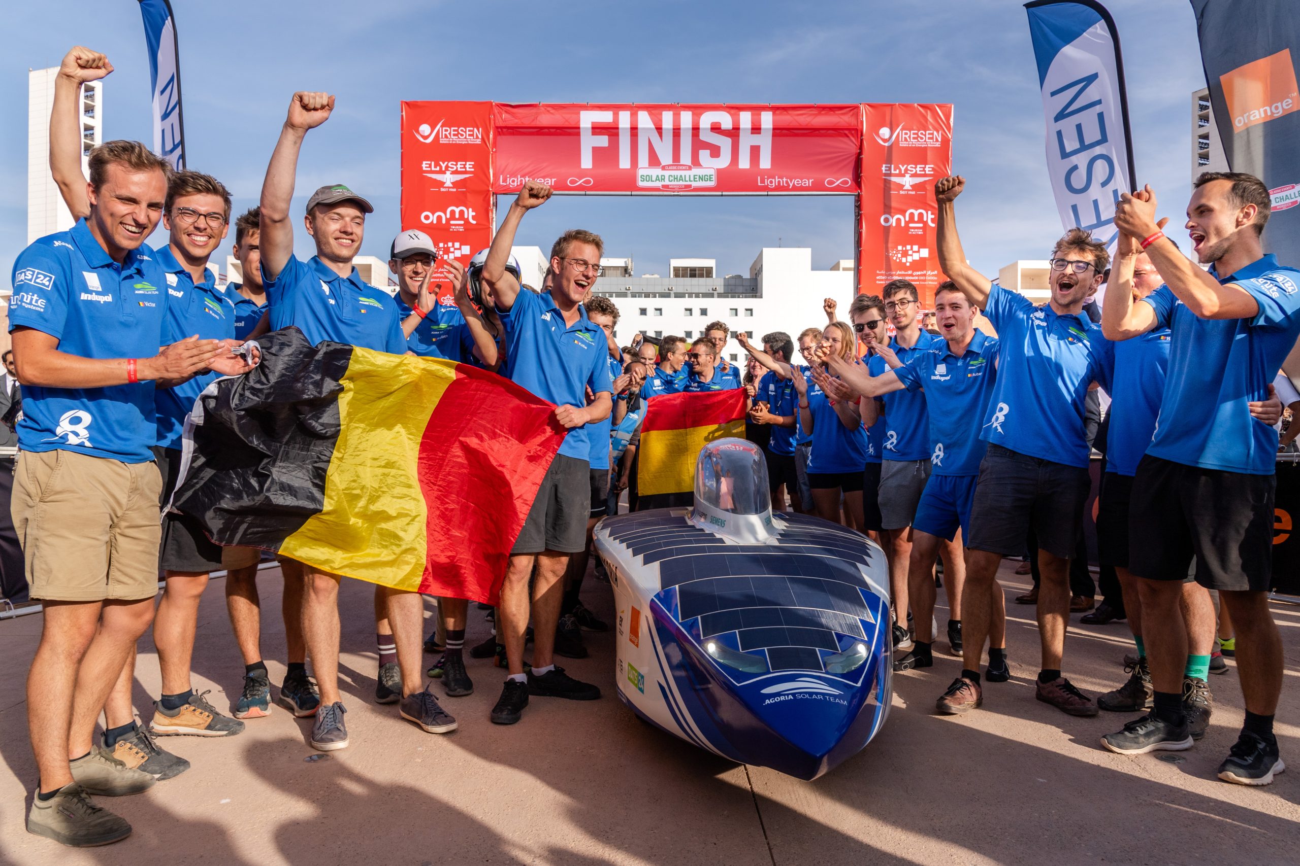 Belgisch Solar Team wint slotetappe en eindigt tweede in Marokko