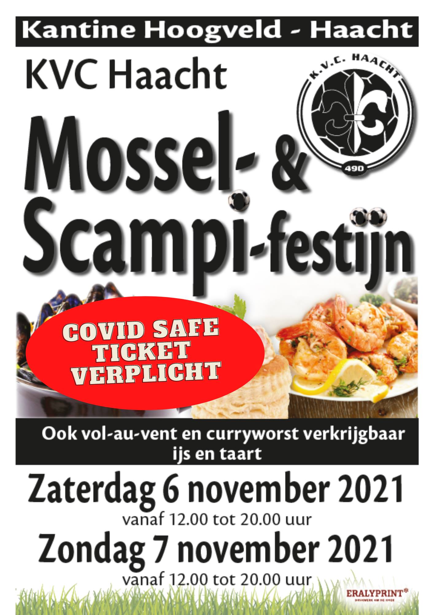 KVC Haacht presenteert hun Mossel- en Scampifestijn op 6 en 7 november