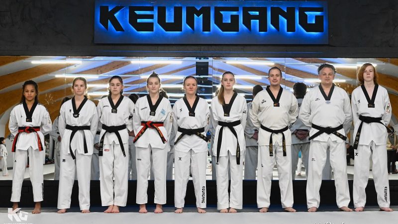 Negen nieuwe zwarte gordels of hogere dangraden voor Taekwondo Diest