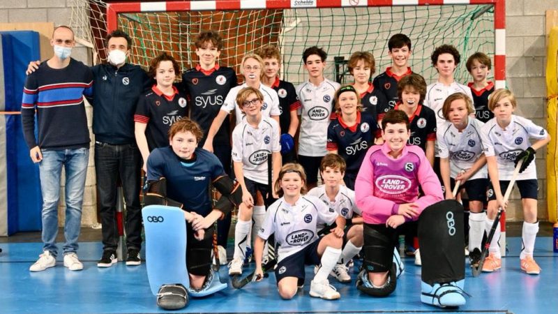 U14 Boys 1 KHC Leuven en Stix Hasselt vlogen erin en combineerden zaalhockey en veldhockey