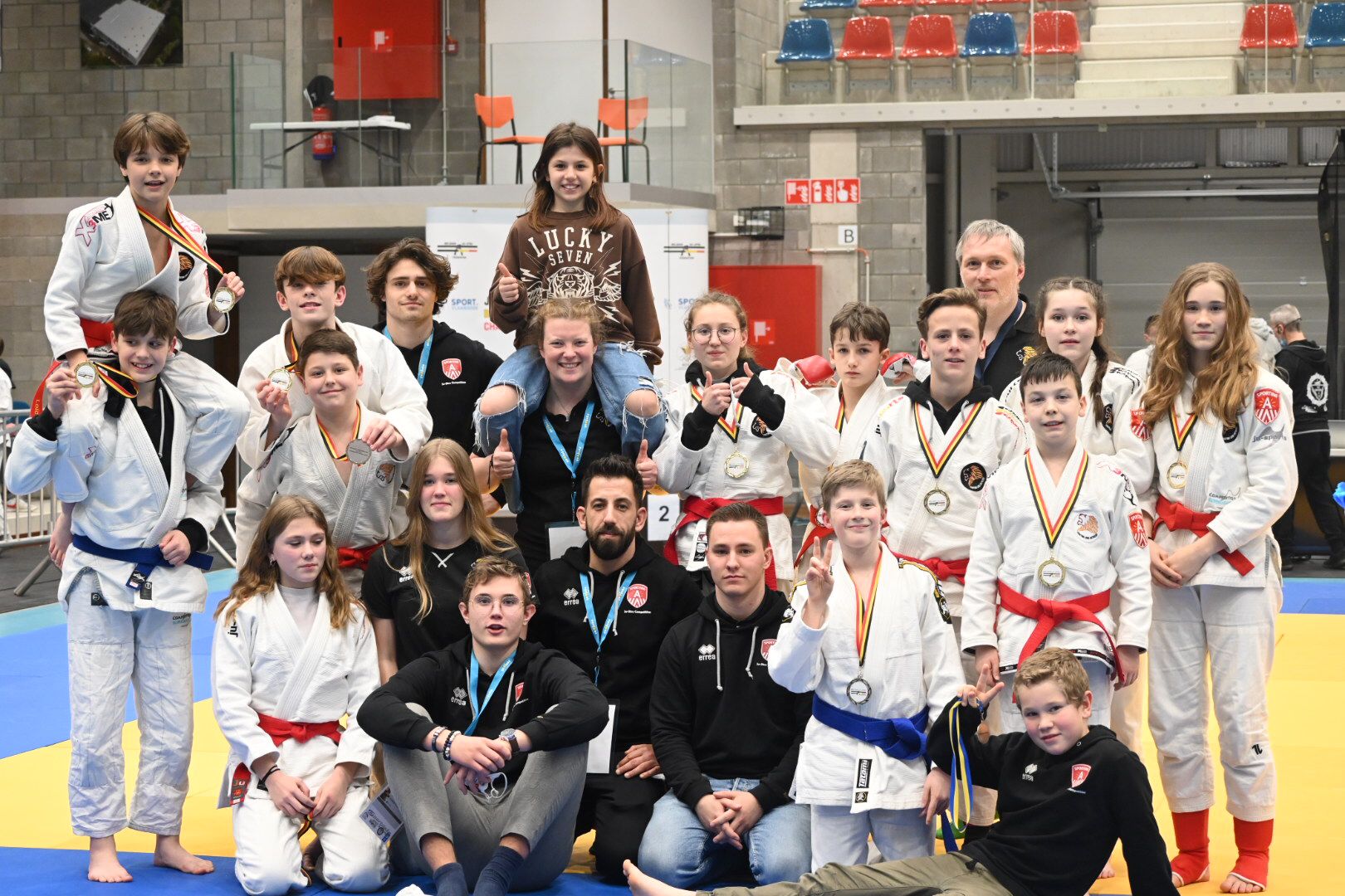Fighting Lions Antwerp pakken meeste medailles op BK ju jitsu