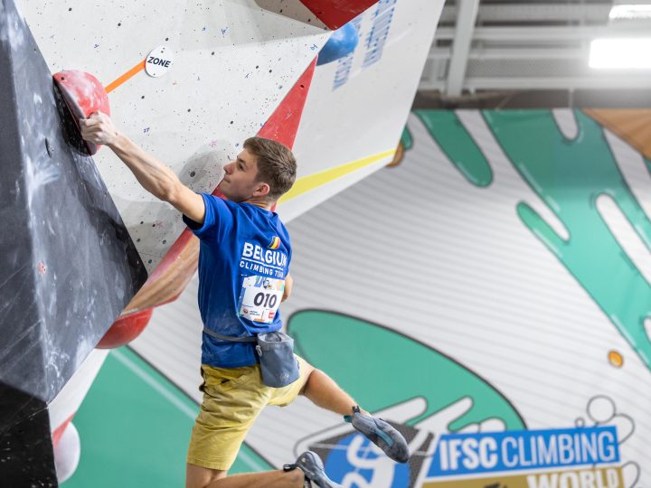 Belgische topklimmers trappen het nieuwe wedstrijdseizoen af op Belgian Boulder Championship 2022