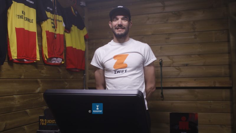 Lukas Bosmans doet een gooi naar WK-ticket op Ironman 70.3 in Lanzarote