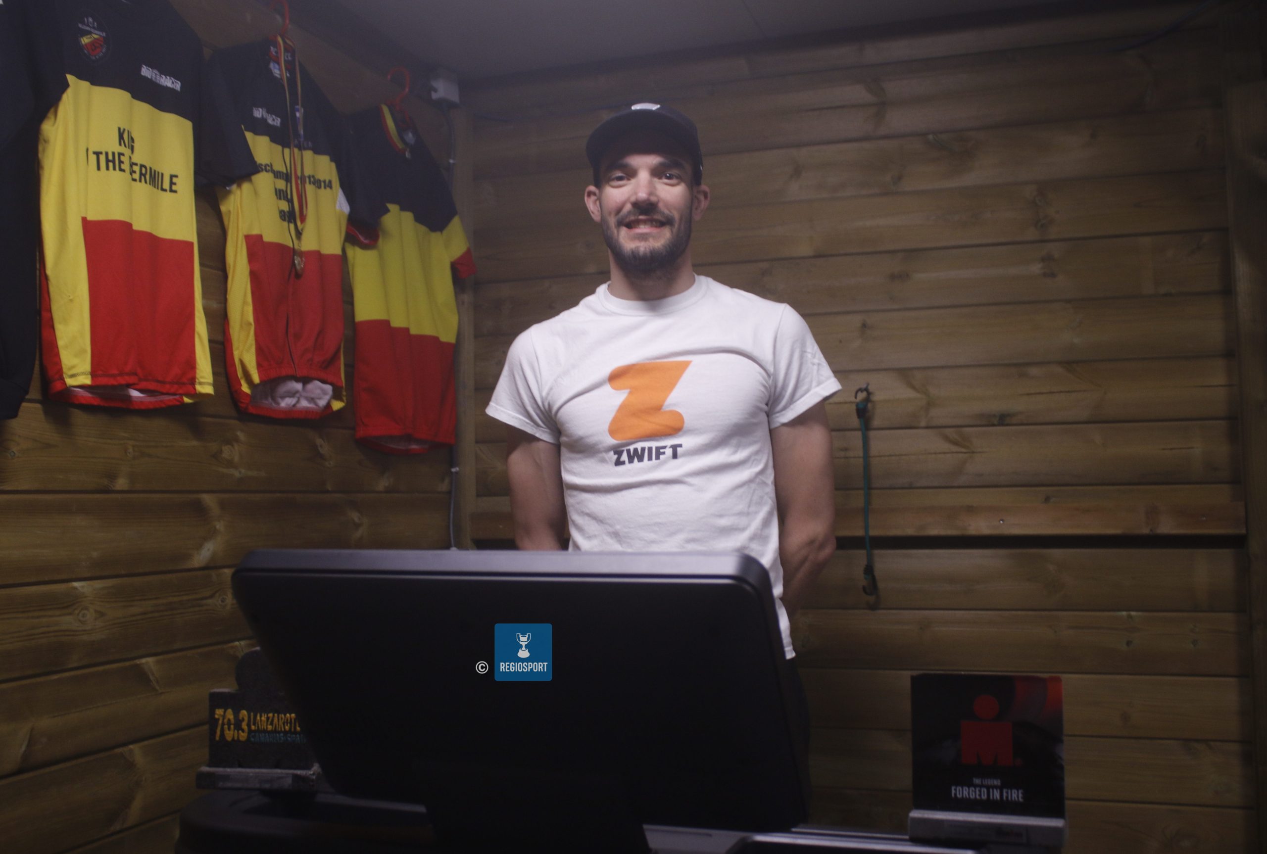 Lukas Bosmans doet een gooi naar WK-ticket op Ironman 70.3 in Lanzarote