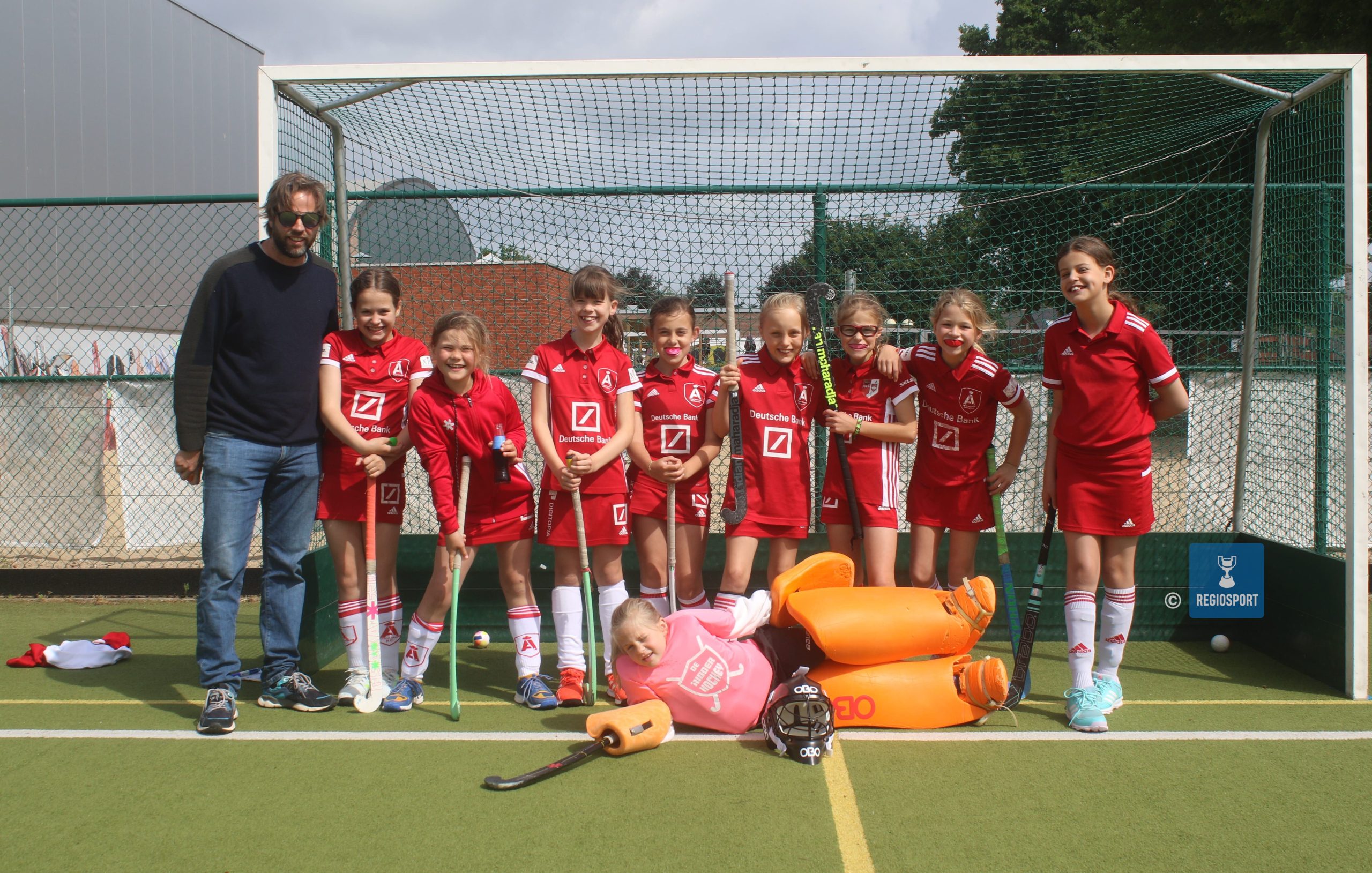 De U10 girls 2 R Antwerp HC hebben spannende match achter de rug