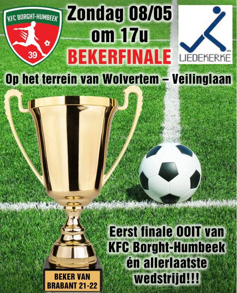 KFC Borght-Humbeek en VK Liedekerke strijden om de Beker van Vlaams-Brabant