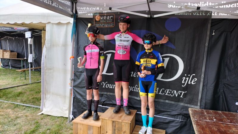 Drie meisjes pakken overall top vijf bij de twaalfjarige aspiranten in Betekom