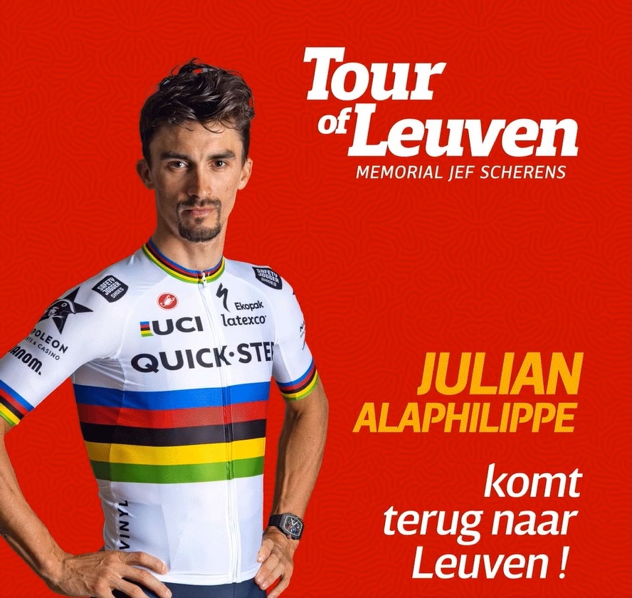 Wereldkampioen Julian Alaphilippe start in Tour of Leuven – Memorial Jef Scherens