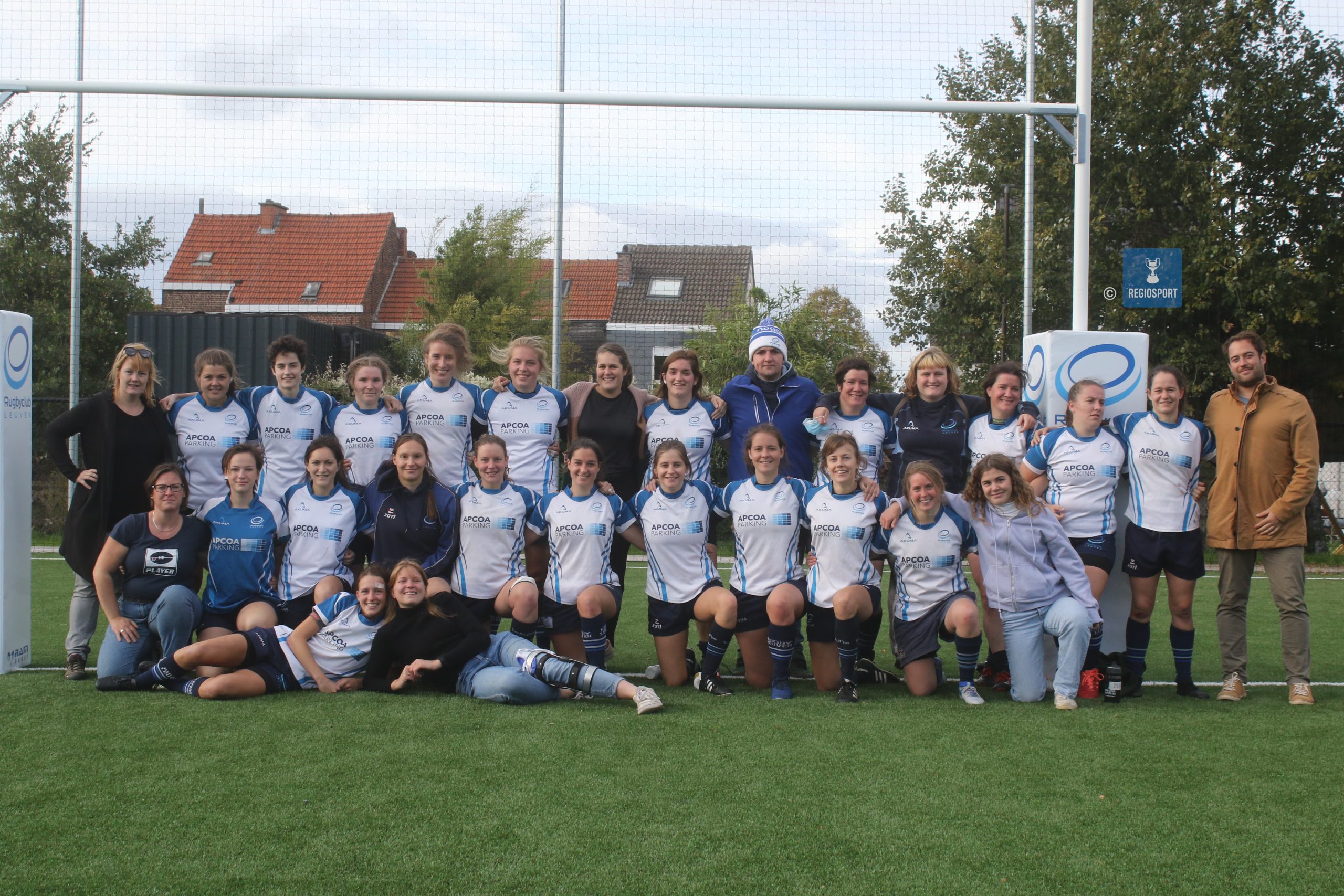 De vrouwen van Rugby Club Leuven