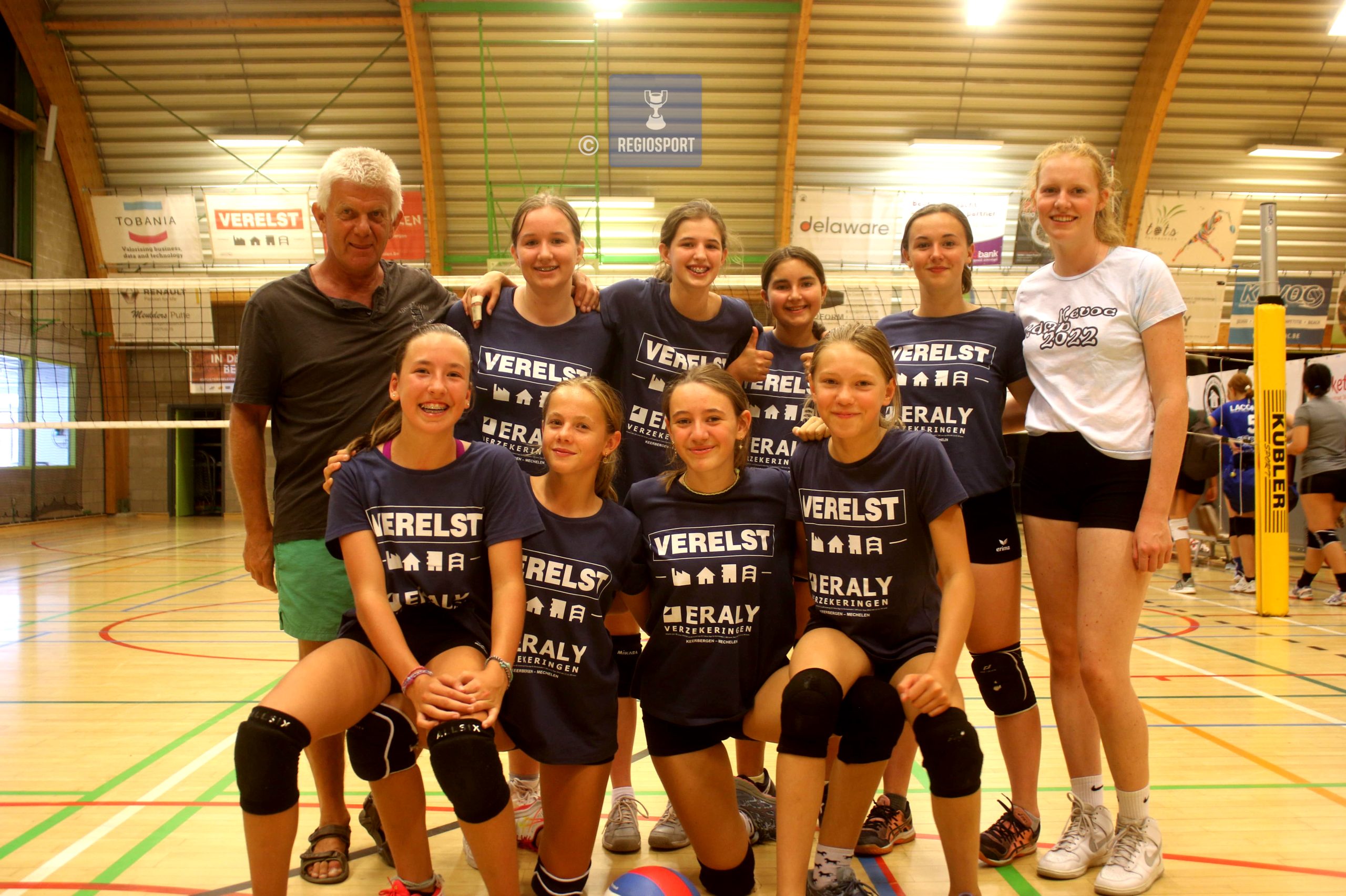 Ongeslagen U15 meiden Kevoc Keerbergen zijn periodekampioen geworden