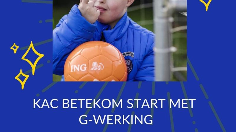 KAC Betekom start met G-Sport en werkt samen met jeugd KAC-KO en Futsal Shokudo Aarschot