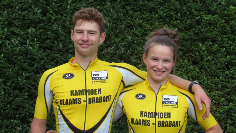 Sander en Mirte Hubrechts, twee provinciale kampioenen uit hetzelfde gezin
