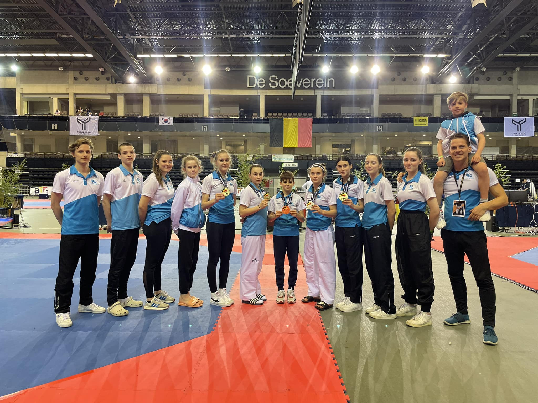 De medaillisten van Taekwondo Keumgang Diest in Lommel