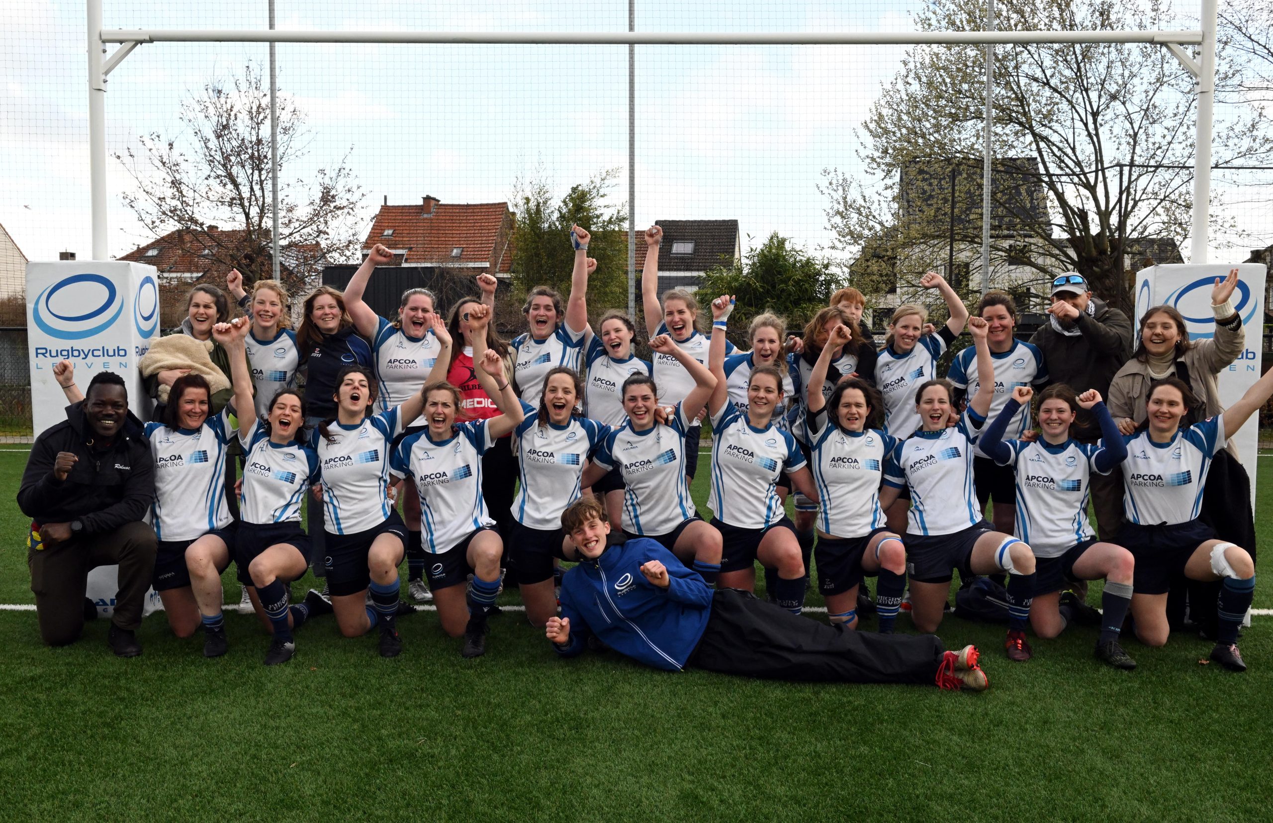 Vrouwen Rugby Club Leuven na één jaartje terug naar topdivisie na foutloos parcours