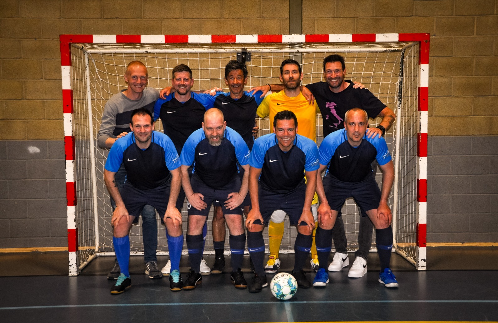 Platz United voor de eerste keer in hun clubgeschiedenis kampioen in de Hagelandse Zaalvoetbalbond
