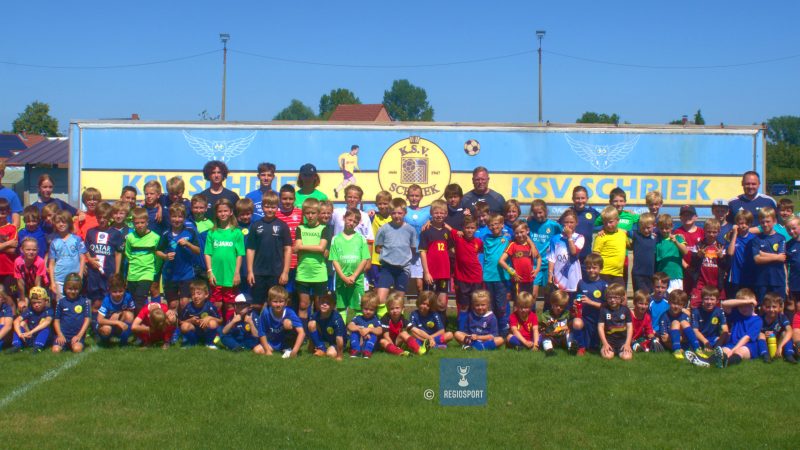 Campeones voetbalkampen is bij KSV Schriek aan derde zomerse stage toe