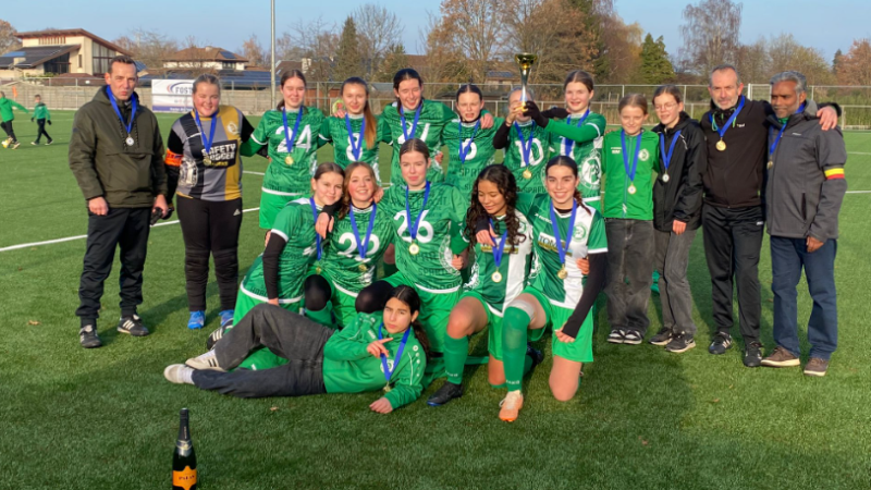 Meisjes U16 van Sparta Haacht Tildonk kronen zich tot kampioen