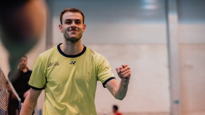 Elias Bracké op zoek naar zijn tweede Belgische badmintontitel in het enkelspel
