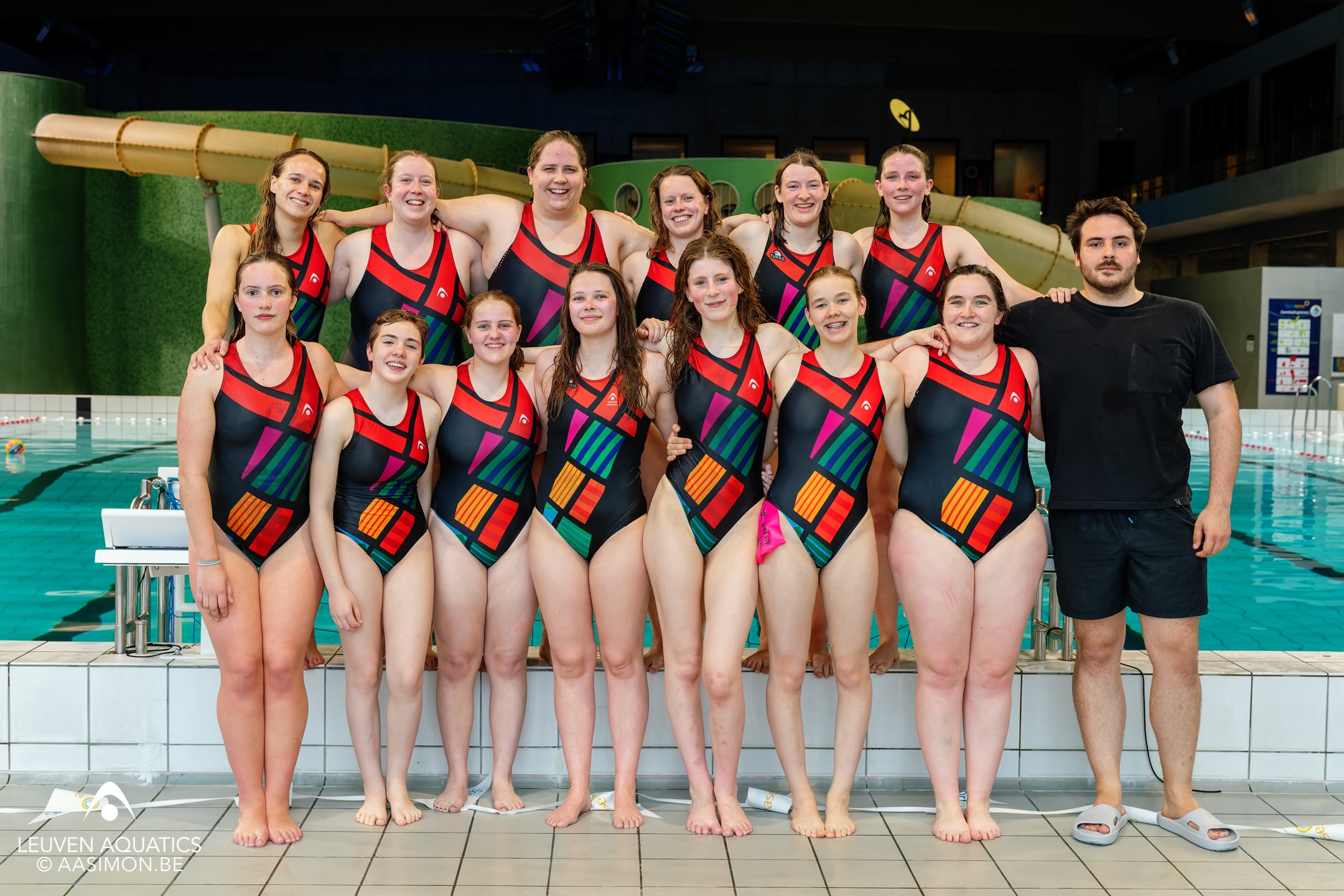 De Leuven Mermaids wonnen tegen Waterpolo Oostende  Credits: Aasimon