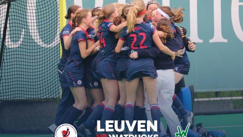 U16 girls B KHC Leuven pakken Belgische titel na thriller